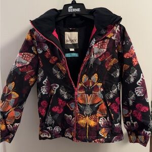 Roxy Black and Pink Jacket